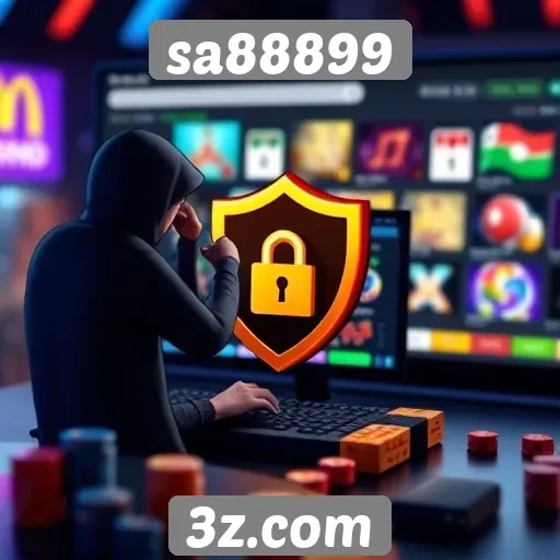 Avaliação da segurança do site de jogos sa88899